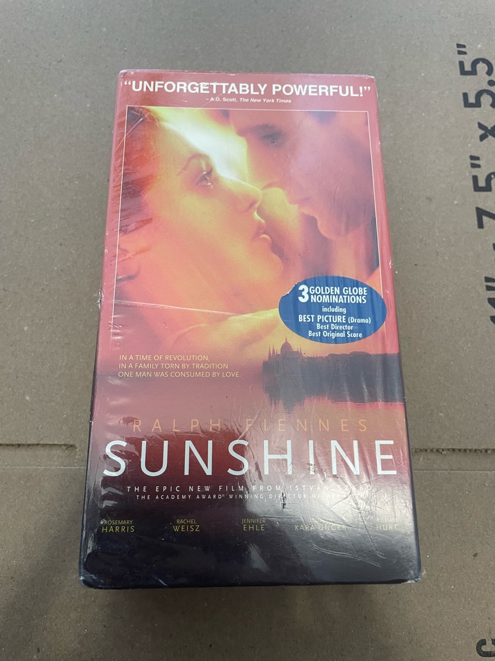 Sunshine VHS 1999 Ralph Fiennes Double Cassette Paramount Blockbuster Video R